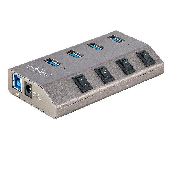 Startech Hub USB-C a 4 Porte Alimentato con …