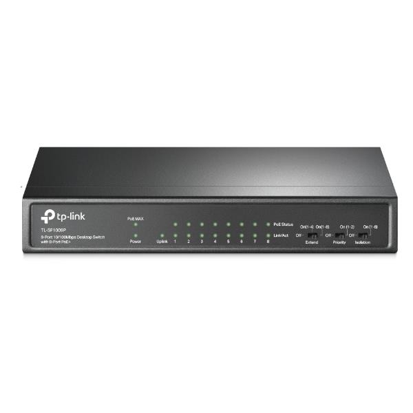 TP-Link TL-SF1009P - Switch - unmanaged - 8 …