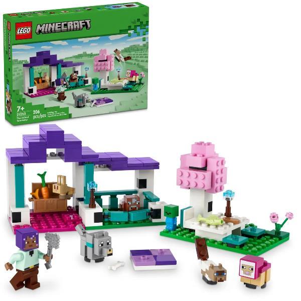 LEGO MINCRAFT IL SANTUARIO DEGLI ANIMALI MODELLINO IN …