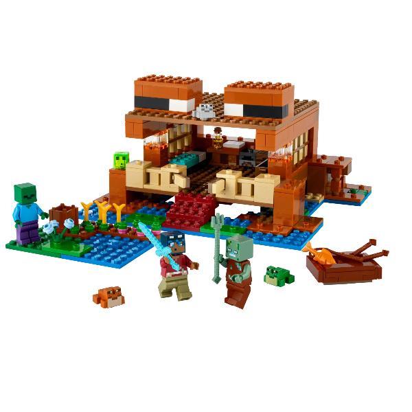 LEGO MINECRAFT LA CASA RANA CON PERSONAGGI I …