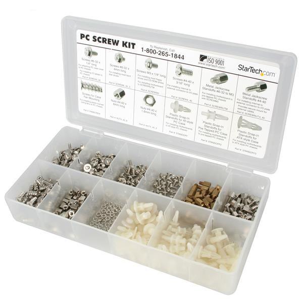 STARTECH KIT VITI, DADI E SEPARATORI PER PC