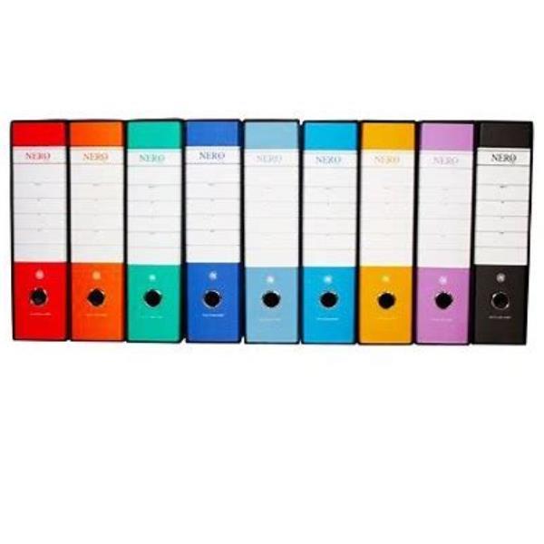 BREFIOCART NERO& REGISTRATORE FORMATO COMMERCIALE 285X350X80 mm COL. …