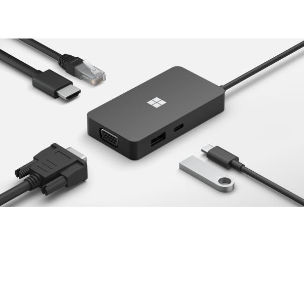 Microsoft USB-C Travel Hub - Docking station - …