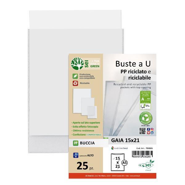 SEI ROTA CF25 BUSTE GAIA 150X210 PP BUCCIA