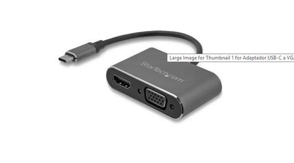 StarTech.com Adattatore USB-C a VGA + HDMI 2 …