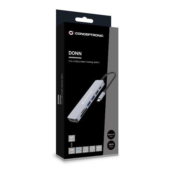 Conceptronic DONN19G, Cablato, USB 3.2 Gen 1 (3.1 …