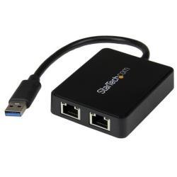 StarTech.com Adattatore USB 3.0 a doppia porta RJ45 …