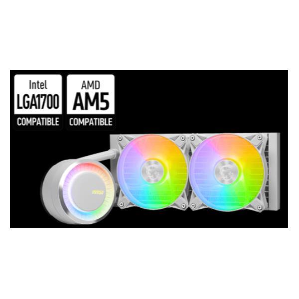 MSI MAG CORELIQUID E240 ARGB WHITE DISSIPATORE A …