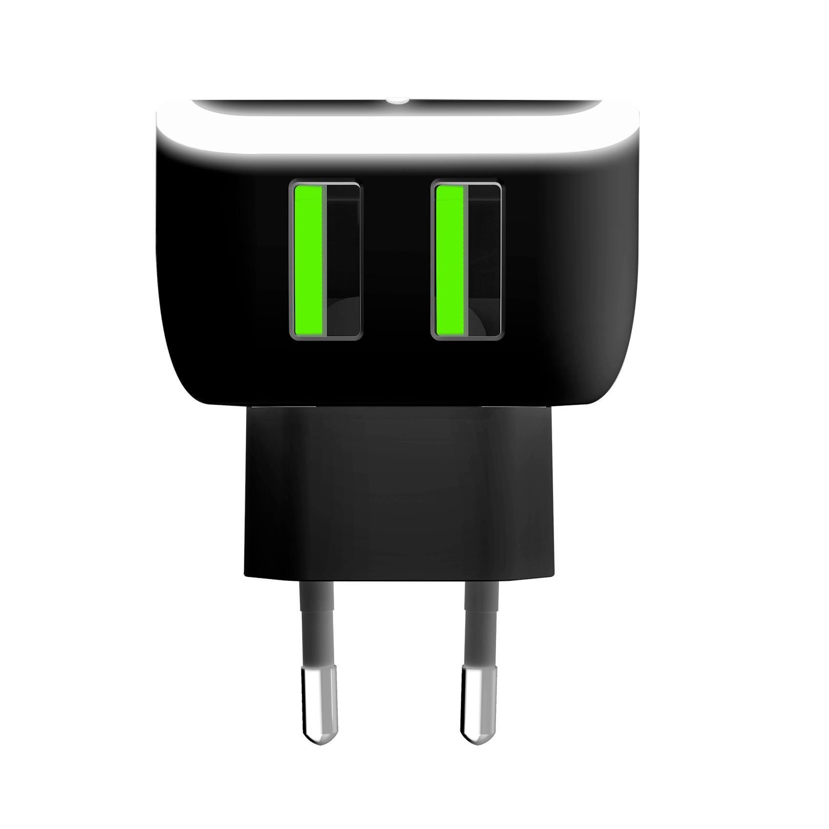 Celly - TC2USBLED - 2 USB-A Wall Charger …