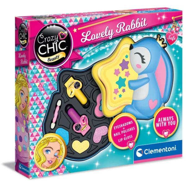 CLEMENTONI CRAZY CHIC LOVELY RABBIT TROUSE SET COSMETICI …