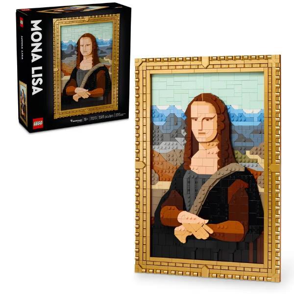 LEGO ART GIOCONDA RIPRODUZIONE OPERA D'ARTE IN MATTONCINI
