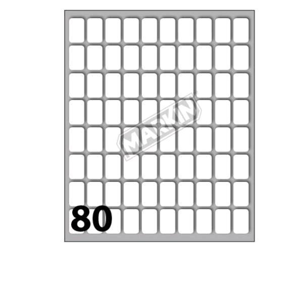 MARKIN ETICHETTE ADESIVE 16X10 mm BIANCO CONF 800 …