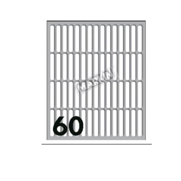 MARKIN ETICHETTE ADESIVE 34X5 mm BIANCO CONF 600 …