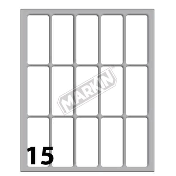 MARKIN ETICHETTE ADESIVE 46X37 mm BIANCO CONF 90 …