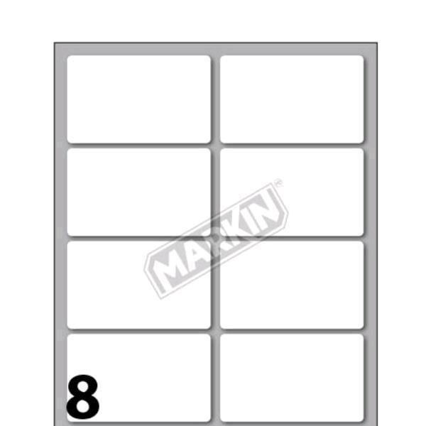 MARKIN ETICHETTE ADESIVE 56X34 mm BIANCO CONF 80 …
