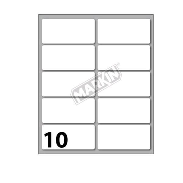 MARKIN ETICHETTE ADESIVE 58 X 27 mm BIANCO …