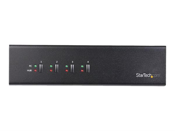 StarTech.com Switch KVM DVI a 4 porte Dual-Monitor …