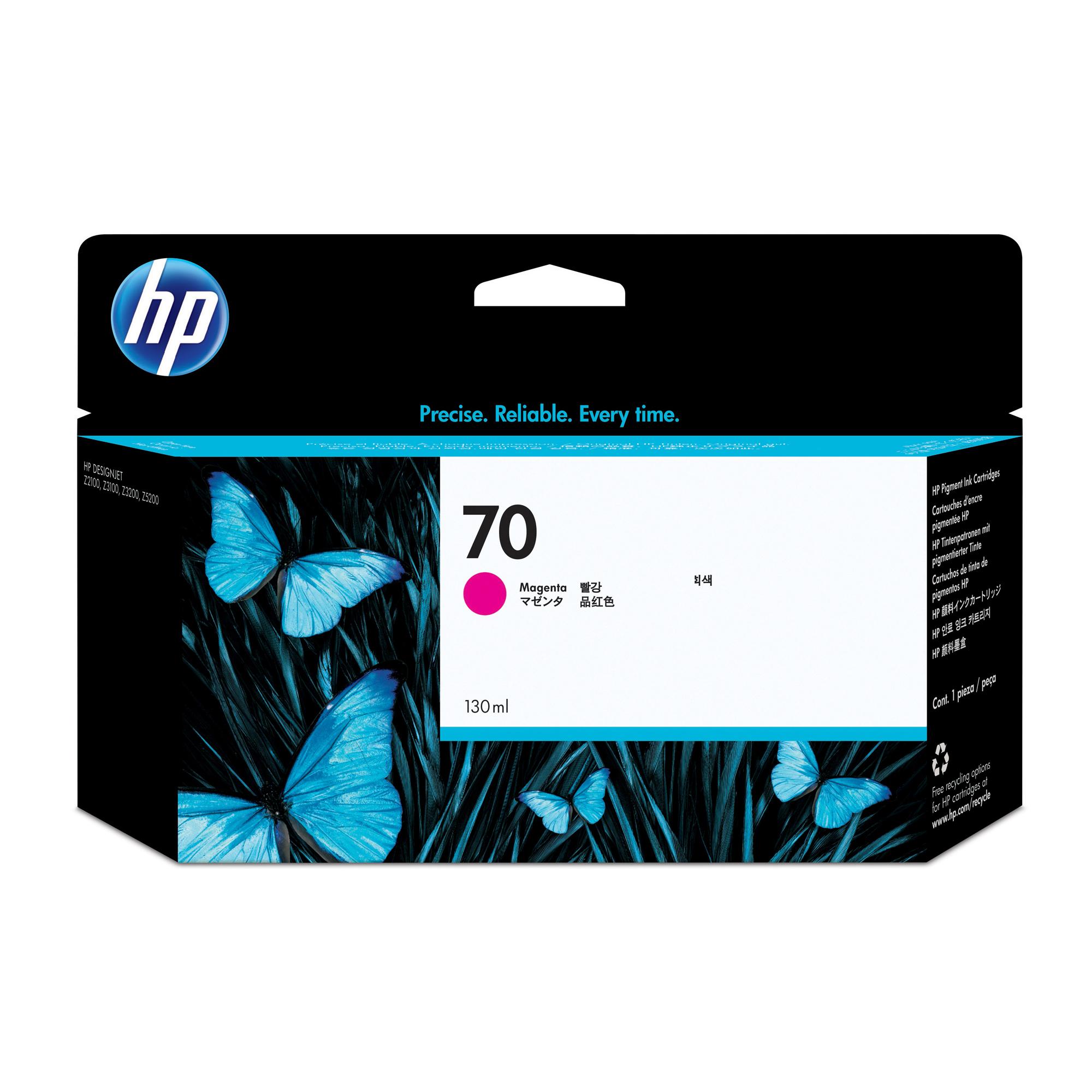 Hp- Cartuccia ink originale - 70 - Magenta …