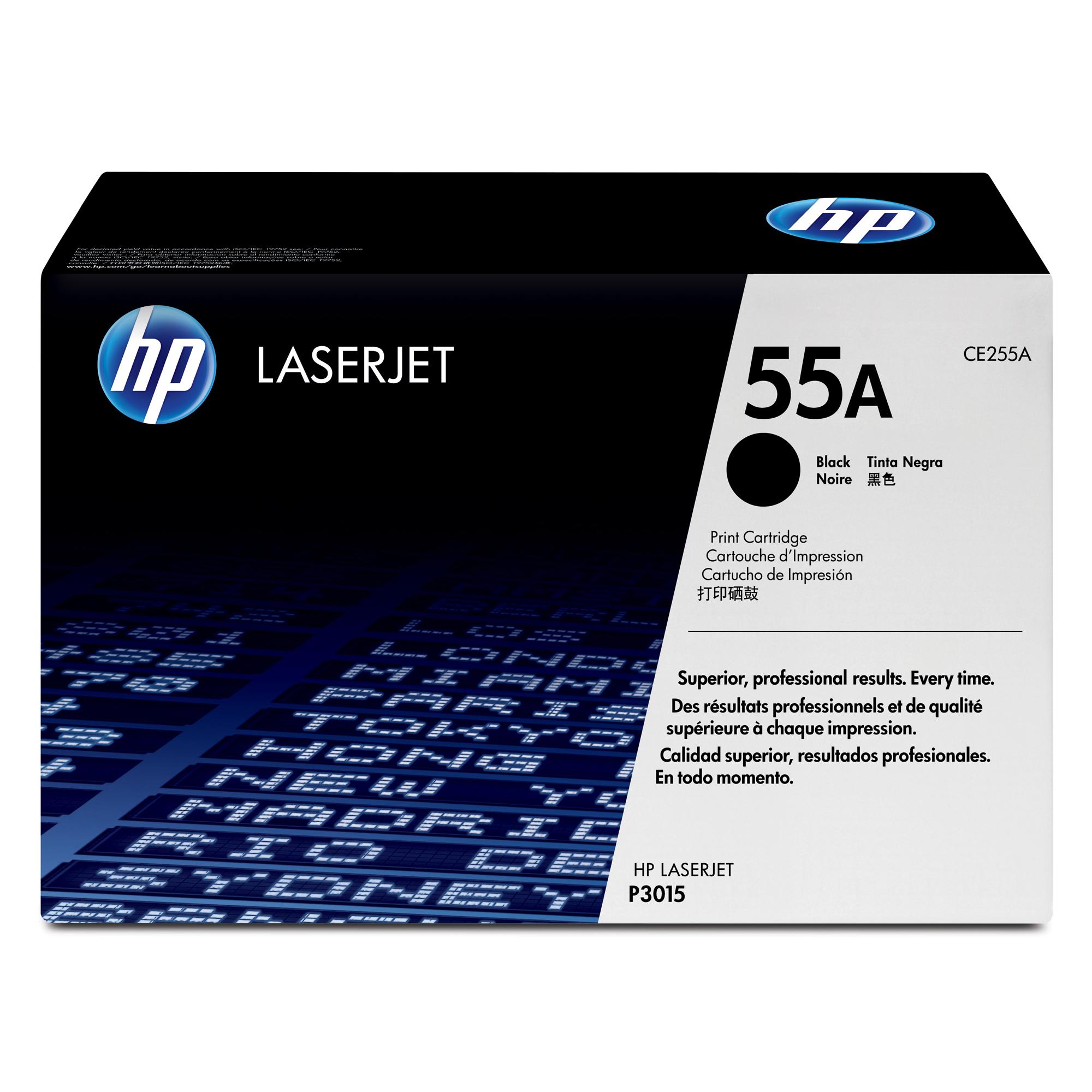 HP 55A TONER NERO PER LASERJET P3015D-P3015DN-P3015X-M525DN MFP-M525F …
