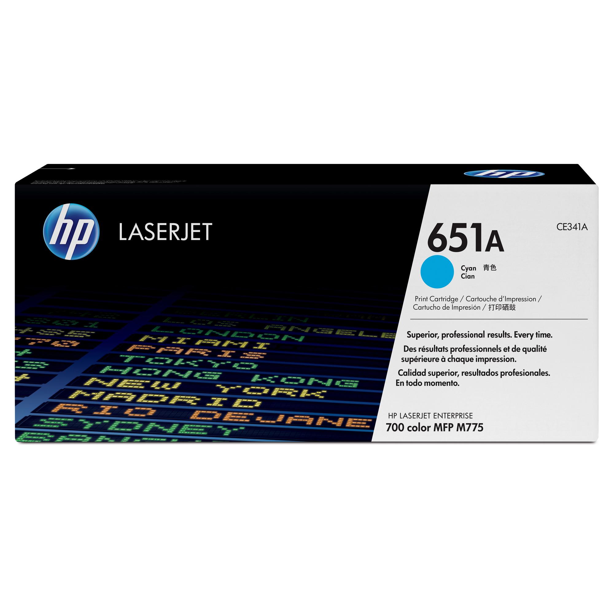 Hp - Toner originale - 651A - Ciano …