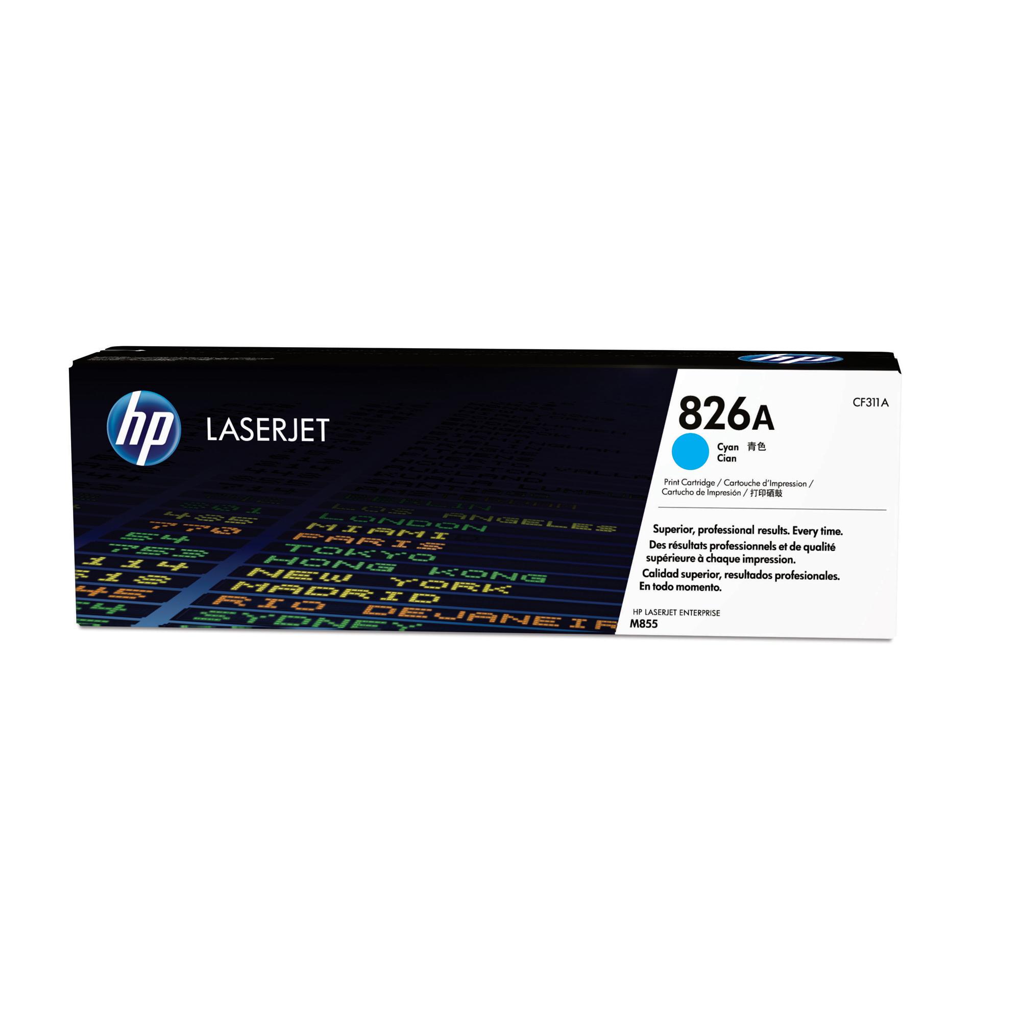 Hp - Toner originale - 826A - Ciano …