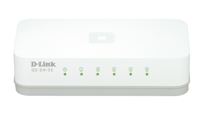 dlinkgo 5-Port Fast Ethernet Easy Desktop Switch GO-SW-5E …