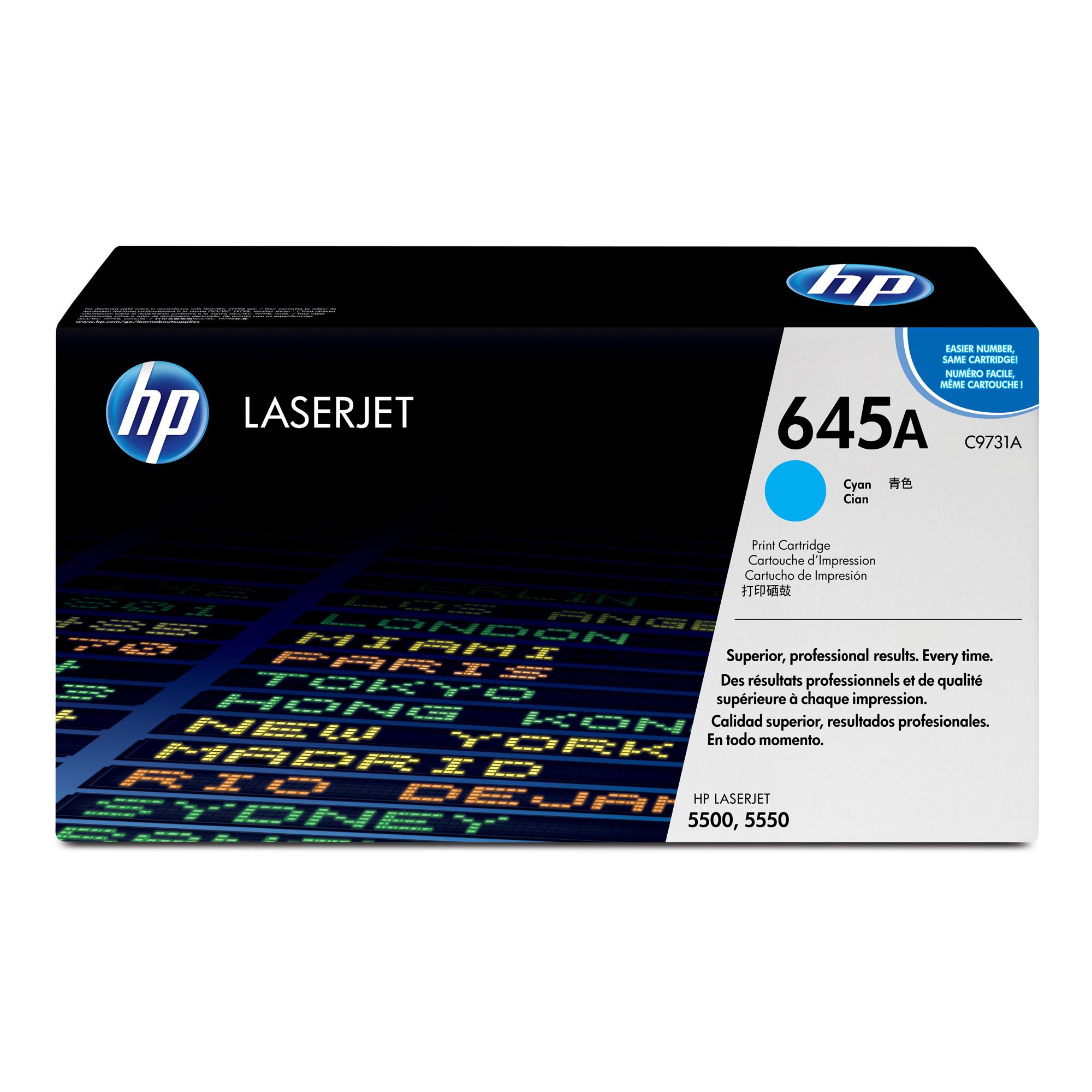 Hp - Toner originale - 645A - Ciano …