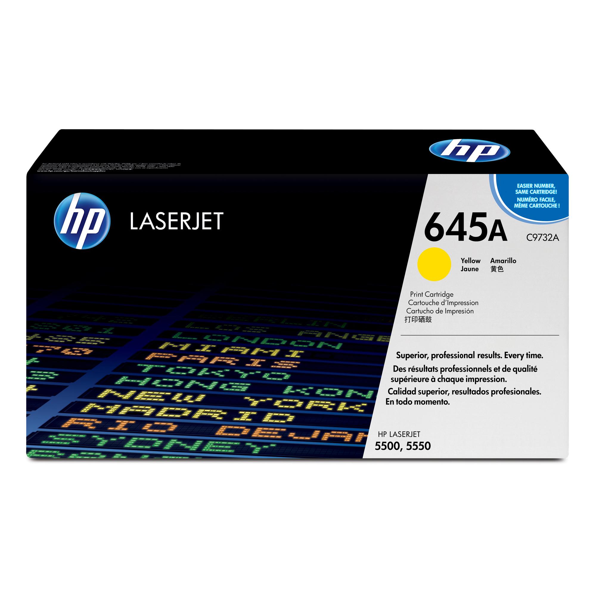 Hp - Toner originale - 645A - Giallo …
