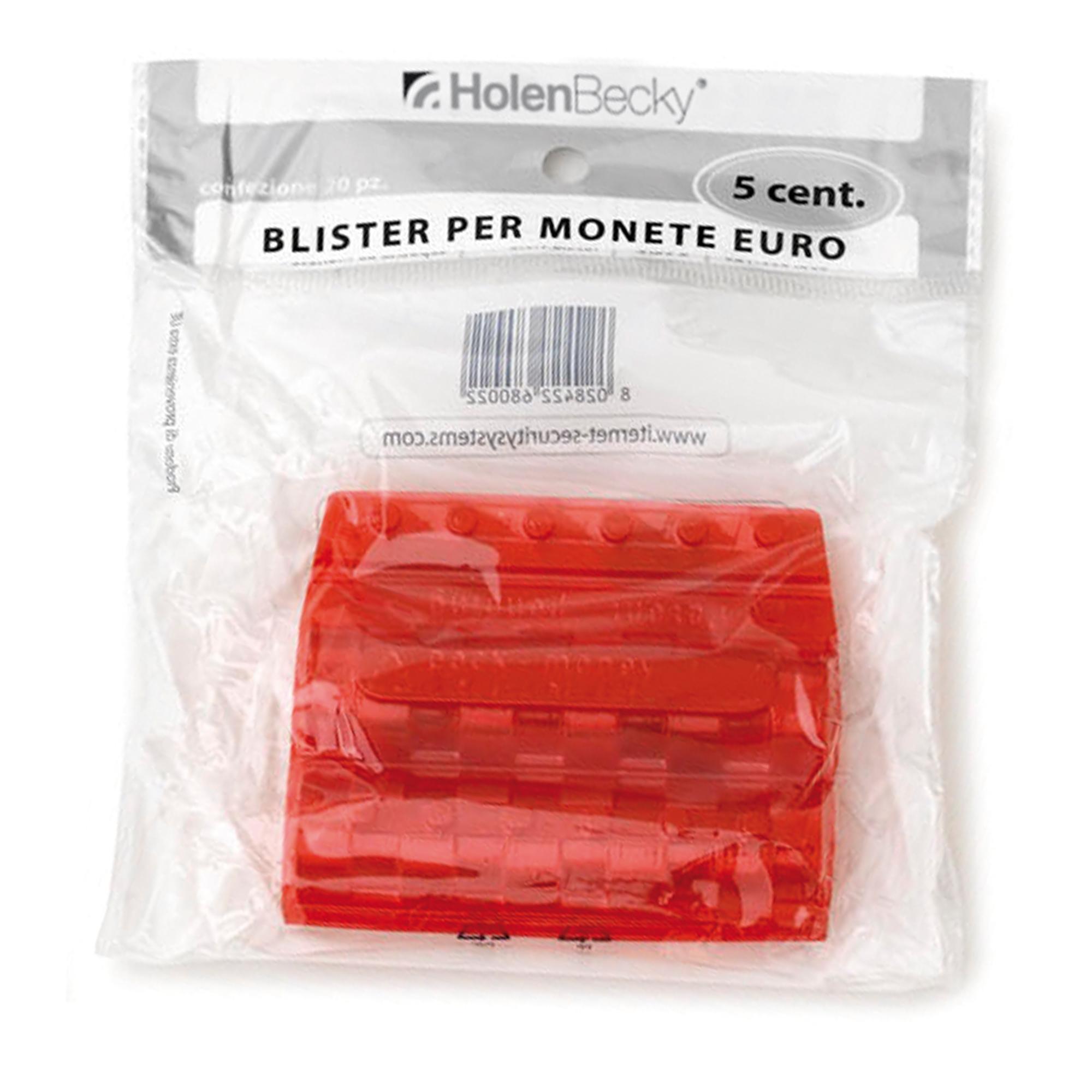 Portamonete - PVC - 5 cent - rosso …