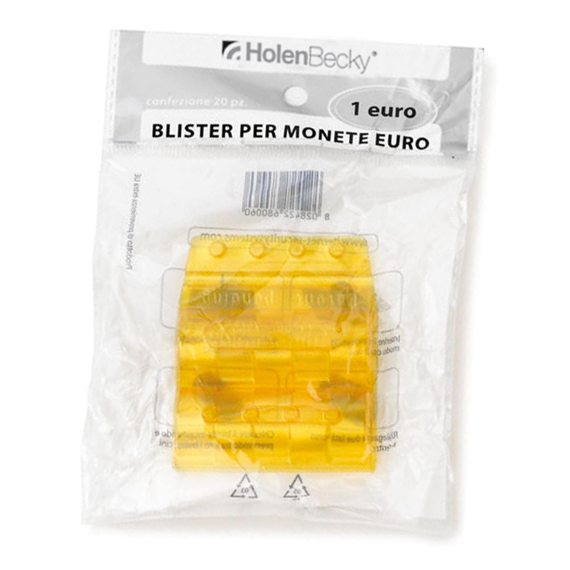 Portamonete - PVC - 1 euro - giallo …