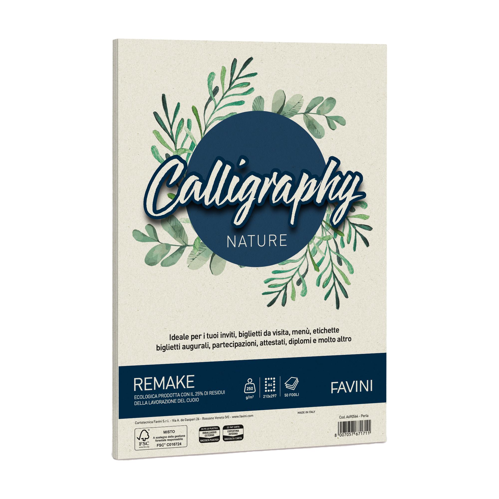 Carta Calligraphy Nature Remake - A4 - 250 …