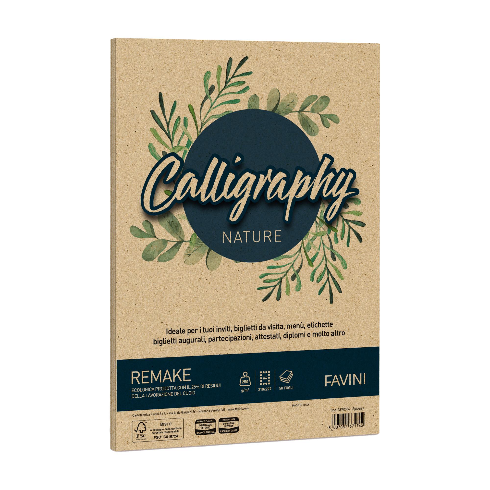 Carta Calligraphy Nature Remake - A4 - 250 …