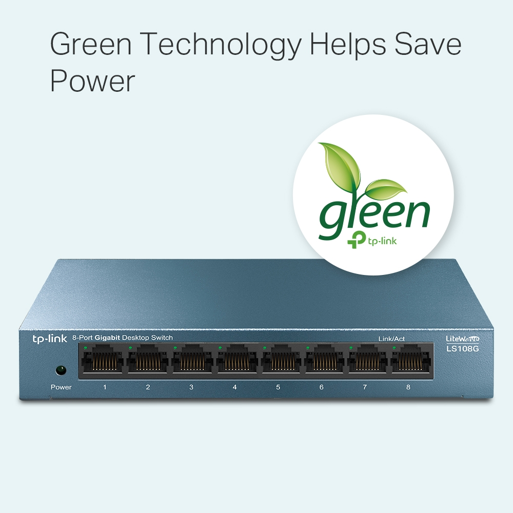 TP-Link LiteWave LS108G - Switch - unmanaged - …